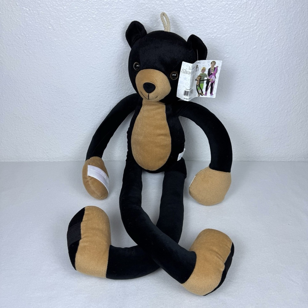 Shadowpet By Wishpet Black Bear Plush Walk Dance Play With Shadow Pet 31" #46585